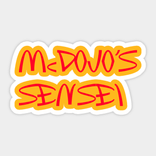 McDojo Sensei Sticker